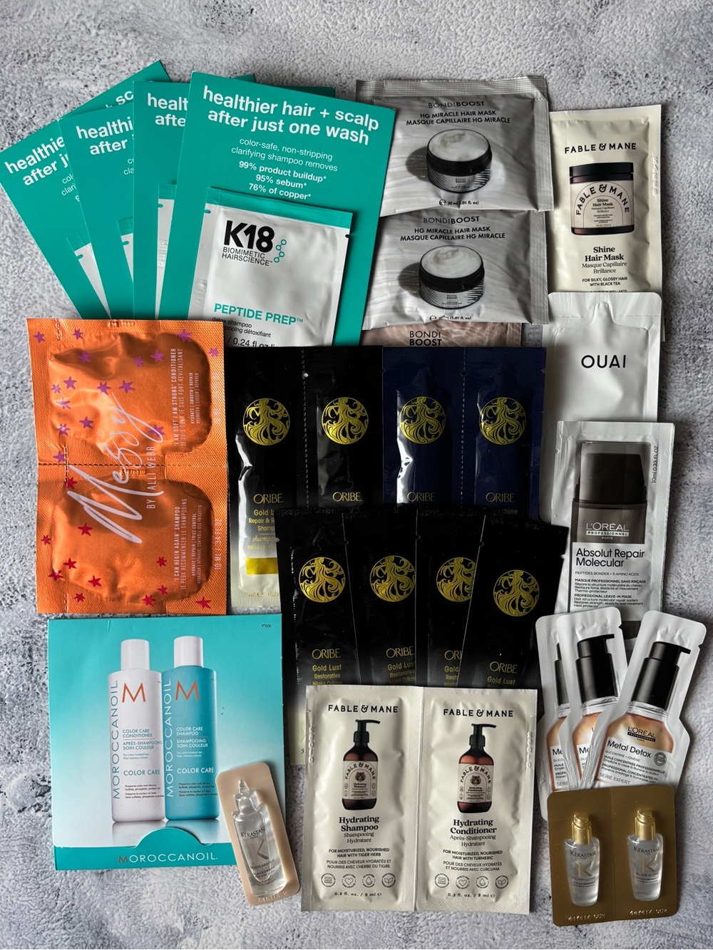 Hair Product Samples